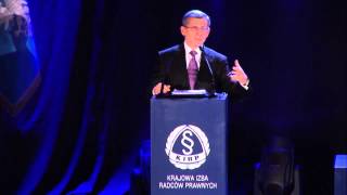 Szef Najwyższej Izby Kontroli Na X Krajowym Zjeździe Radców Prawnych