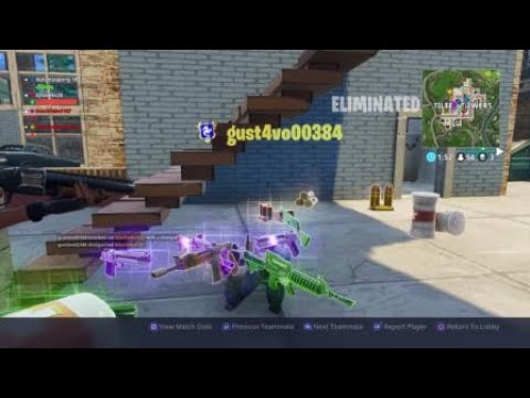 Insane 4 kills in a row with pump shotgun-Fortnite PS4 - YouTube