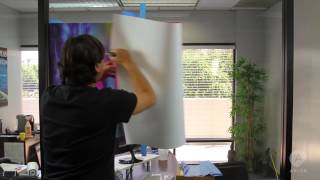 Dry Application of a Window Graphic