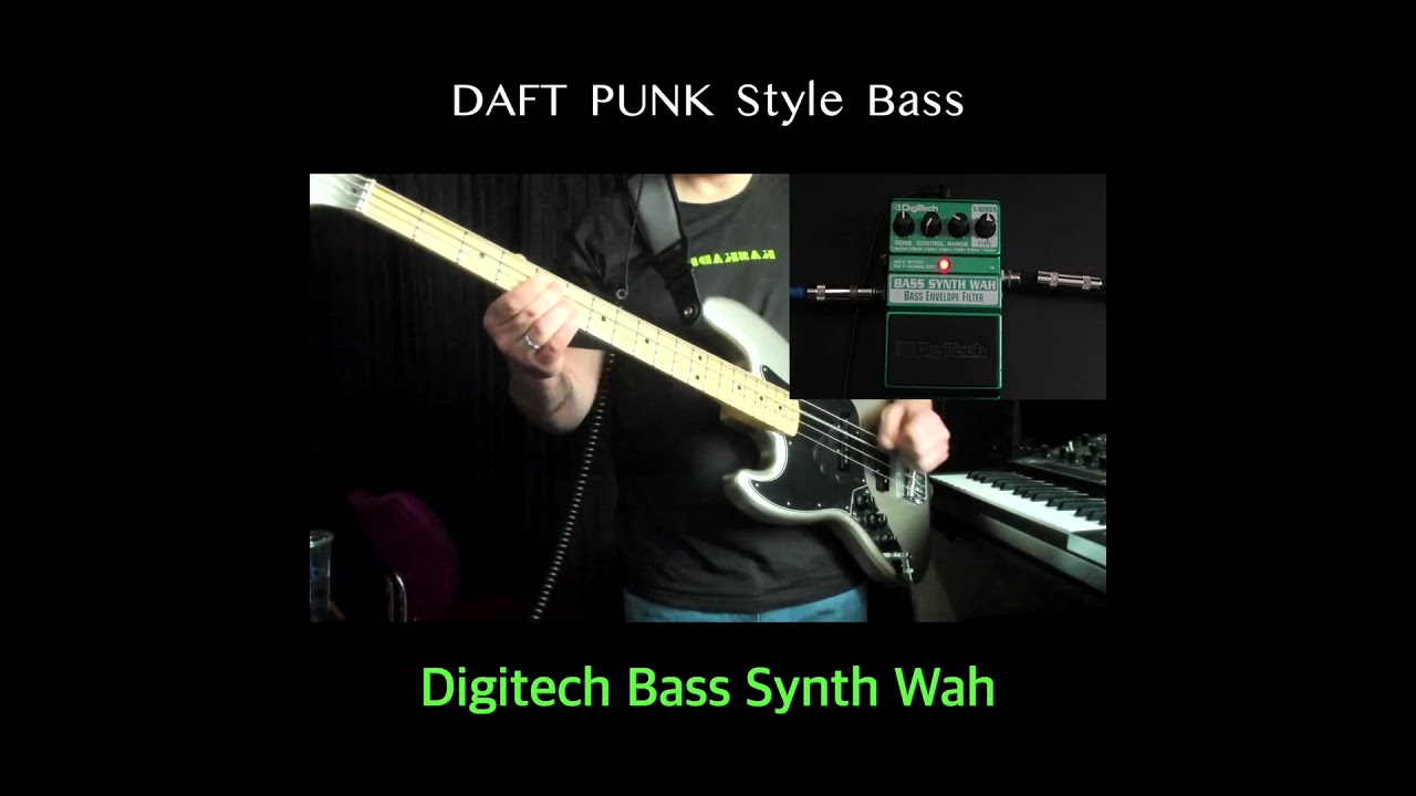 Digitech Bass Synth Wah - Daft Punk - YouTube
