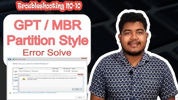 How to fix MBR/GPT petition style error (Bangla)।Troubleshooting