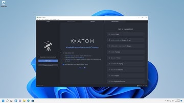 How to Download and Install Atom Editor on Windows 11