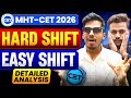 Hard Shift & Moderate Shift Detailed Analysis MHT-CET 2026 Second Attempt By ASC