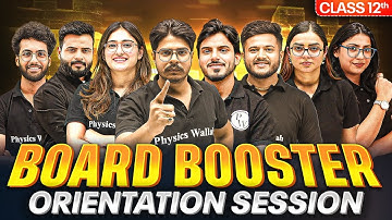 Class 12 Board Booster Orientation LIVE 🚀 Toppers’ Strategy Revealed!