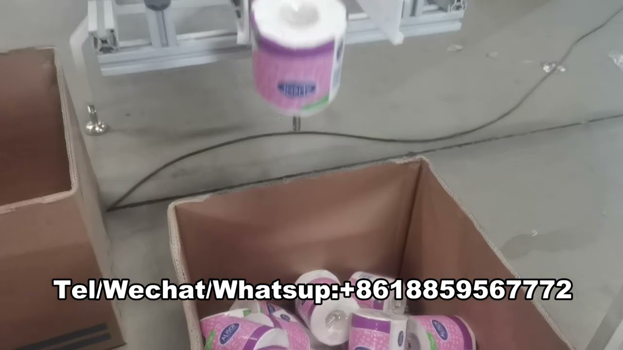 CIL SP 503 High Speed Single Roll Toilet Paper Packing Machine 150 Rolls/Min