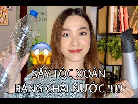 Video CURLING HAIR WITH A WATER BOTTLE - Thử Sấy Tóc Xoăn... - youtube