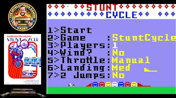 Intellivision Stunt Cycle - Homebrew Game on Original Hardware