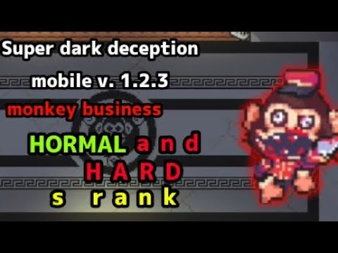 Супер пиксели|Super Dark Deception mobile прохождение chapter 1: monkey business (нормал+хард)ранг s
