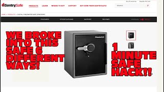 Safe Hacking in 1 Minute  6 quick and easy ways to open a high security safe!