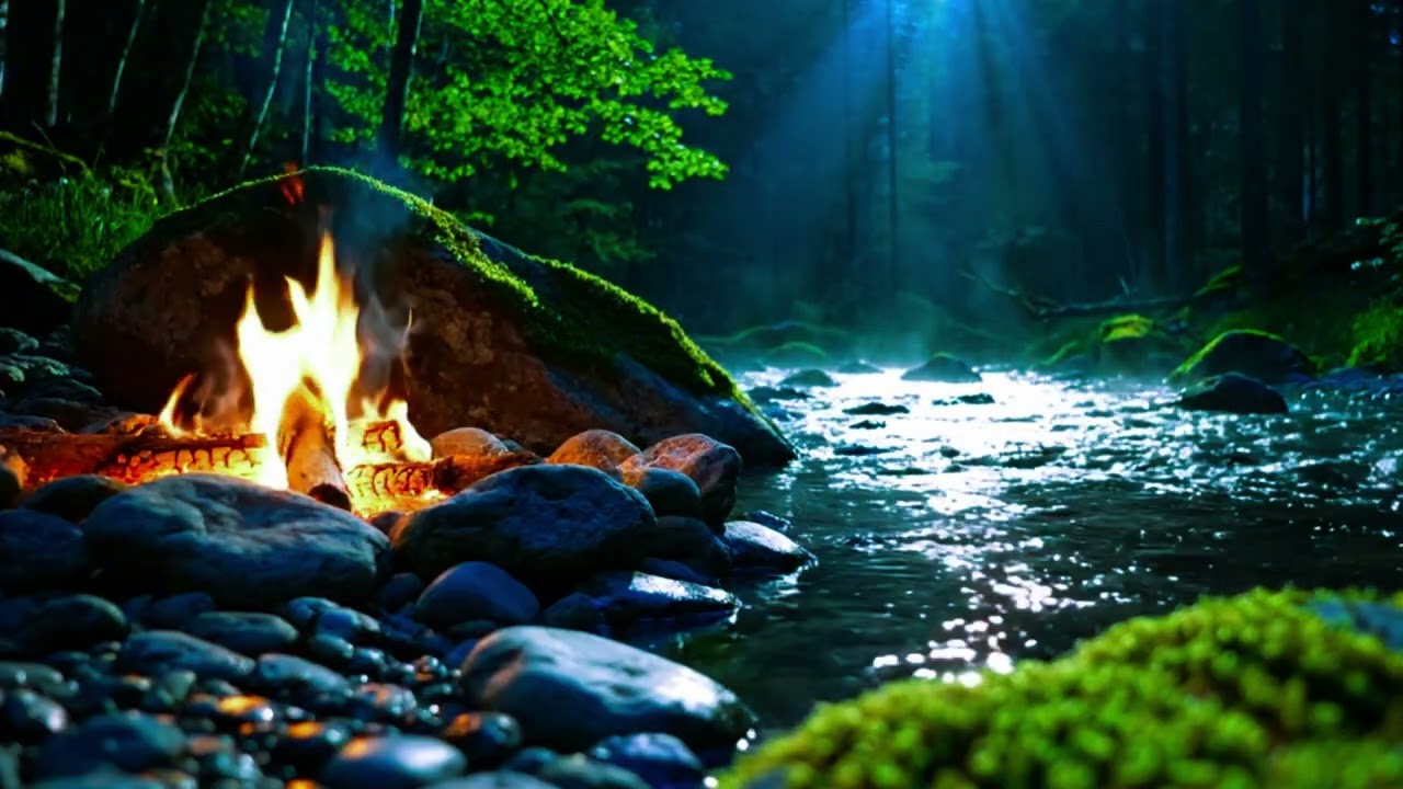 Cozy Fireplace Sounds 🔥 Crackling Fire for Deep Sleep, Relaxation & Stress Relief (No Music 4K ASMR)