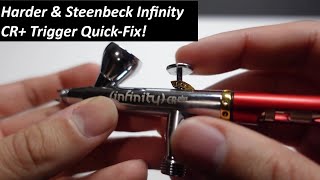 Airbrush Fixed Infinity CR+ Airbrush Trigger Quick Fix!