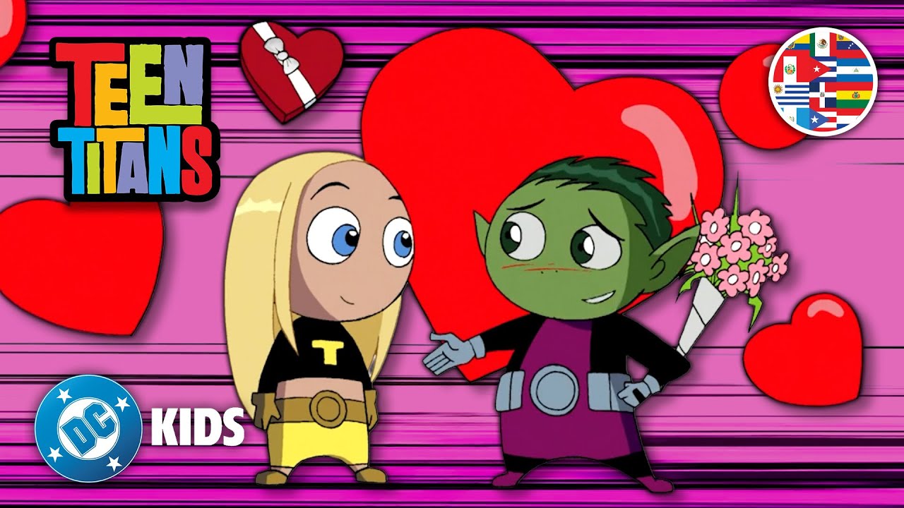 Terra y Chico Bestia: ¡su historia de amor! 💚💛 | Teen Titans en Latino 🇲🇽🇦🇷🇨🇴🇵🇪🇻🇪 | @DCKidsLatino