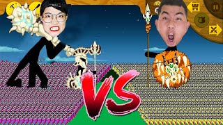 Quân Híp Sản Xuất 500 Anh Em Người Que Cầm Kiếm Chiến Đấu Với Hà Sam trong Stick War Legacy screenshot 3