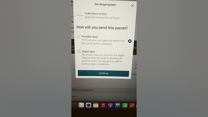 To Print Or Not To Print! Yodel Has Two Delivery Label Options On Vinted! #shorts