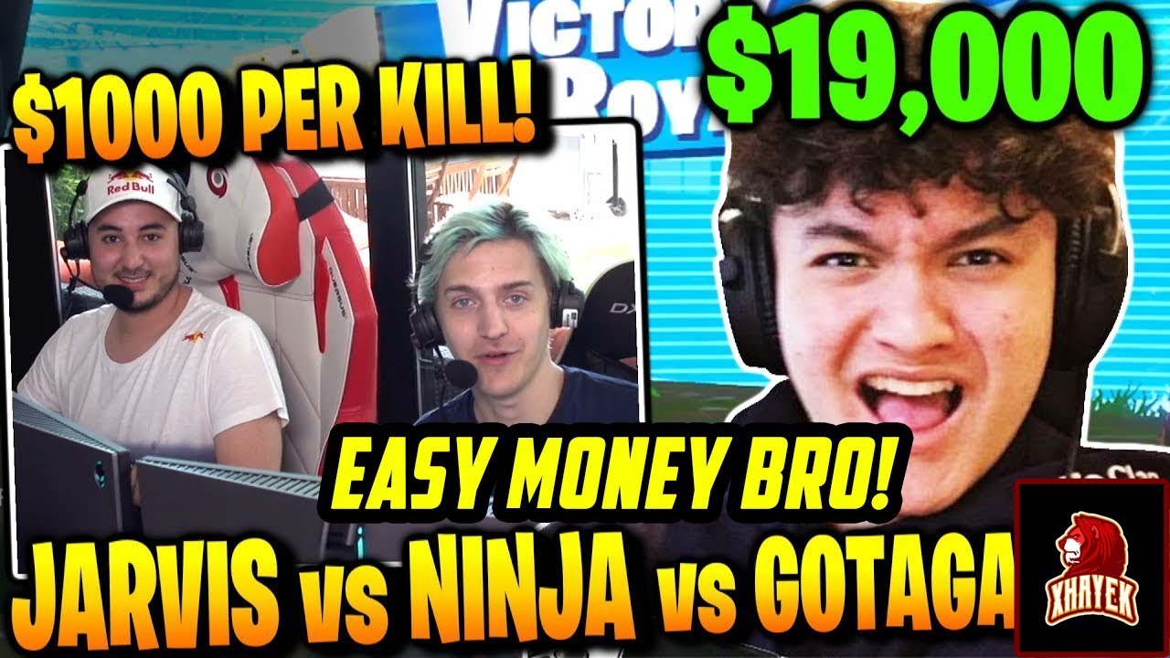 FaZe Jarvis INSANELY DESTROYS Ninja & Gotaga & *WINS* $19,000! (Fortnite Battle Royale Highlights)