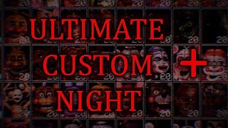 (Ultimate Custom Night Plus)(All 16 Challenges, 45/20 [9000 Point],Nightmare Night Completed + Extra