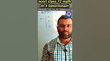 ncert class 12 math ch 4 ex 4.1 and 4.2 properties of determinants | #viral #shorts #india #maths