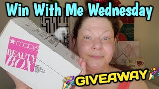 Win With Me Wednesday! Unboxing Macys Beauty Box, Winner Announced & GIVEAWAY🎉 By Simply_ Steph