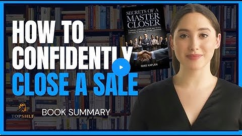 How to Confidently Close A Sale | Secrets of a Master Closer Book Summary in 2 minutes