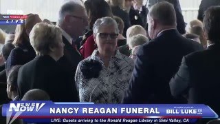 Guests Arriving at First Lady Nancy Reagan's Funeral - FNN