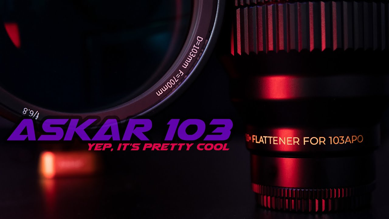 Снимаю с рефрактором Askar 103 APO и 1-кратным корректором поля! Впервые!