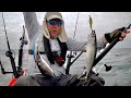 Trolling with lures  sea bass mackerel horse mackerel  and bonito  lead core line and sabiki rig