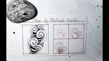FLOO BY MELINDA BARLOW || ZENTANGLE
