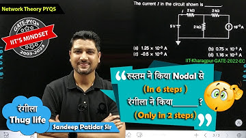 Lec 07 GATE_2022_ECE Question || IIT Mindset Series for Network theory PYQ #gcentrickapp 🔴🎯💯