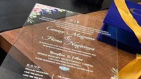 Canary Mugume Weds Sasha Furgerson: Glimpse of the Wedding Reception at Speke Resort Munyonyo