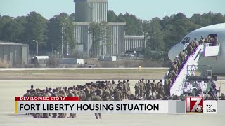 Days after presidential visit to Fort Liberty, activists say more needs to be done for military fami