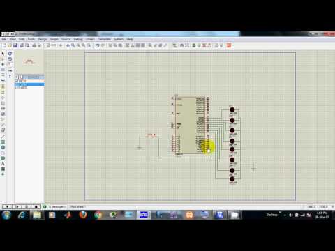 8051 led control using Button