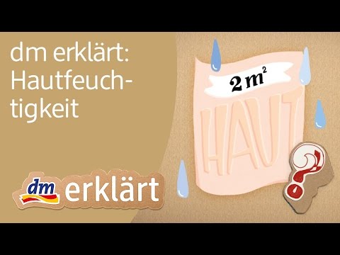 dm erklärt Hautfeuchtigkeit