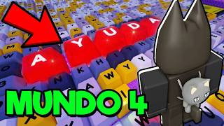 Descubri los SECRETOS del MUNDO 4 en Escapa del Teclado