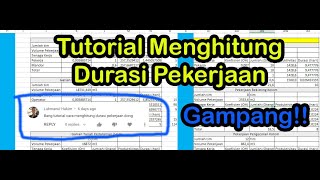Tutorial Menghitung Produktivitas dan Durasi Pekerjaan | Teknik Sipil