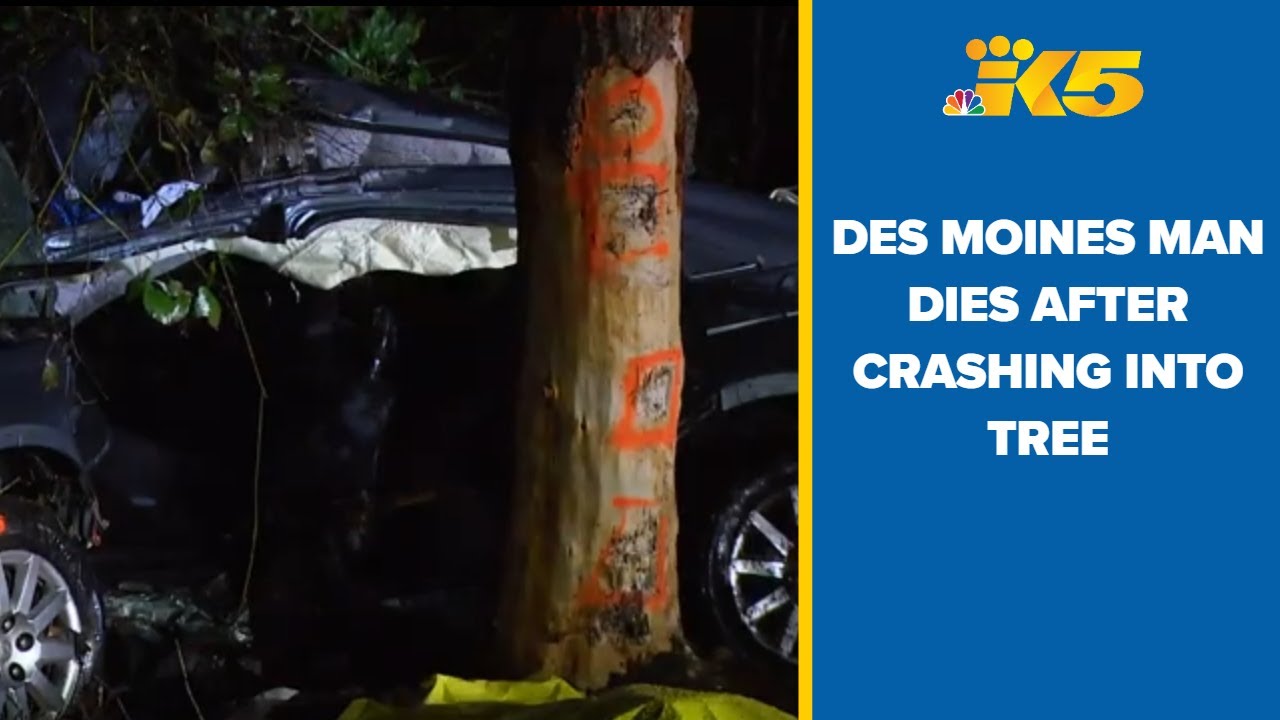Des Moines man dies in car crash - YouTube