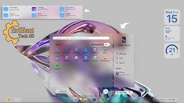 Windows 11 customization Get the New Glass Taskbar, Start Menu & More #sehar  #25h2