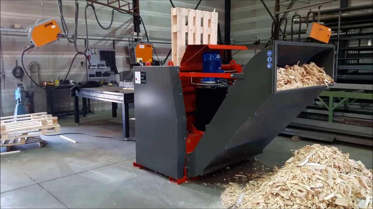 DESTRUCTEUR / BROYEUR DE PALETTES HARMONY - YouTube