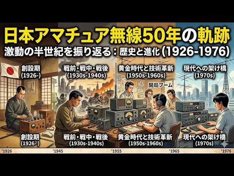 日本アマチュア無線50年の軌跡 (1926-1976) - YouTube