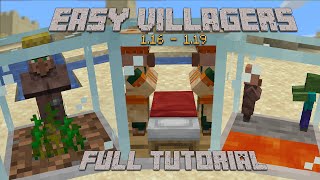 Easy Villagers Mod 1.16 - 1.19 [Full Tutorial] screenshot 1