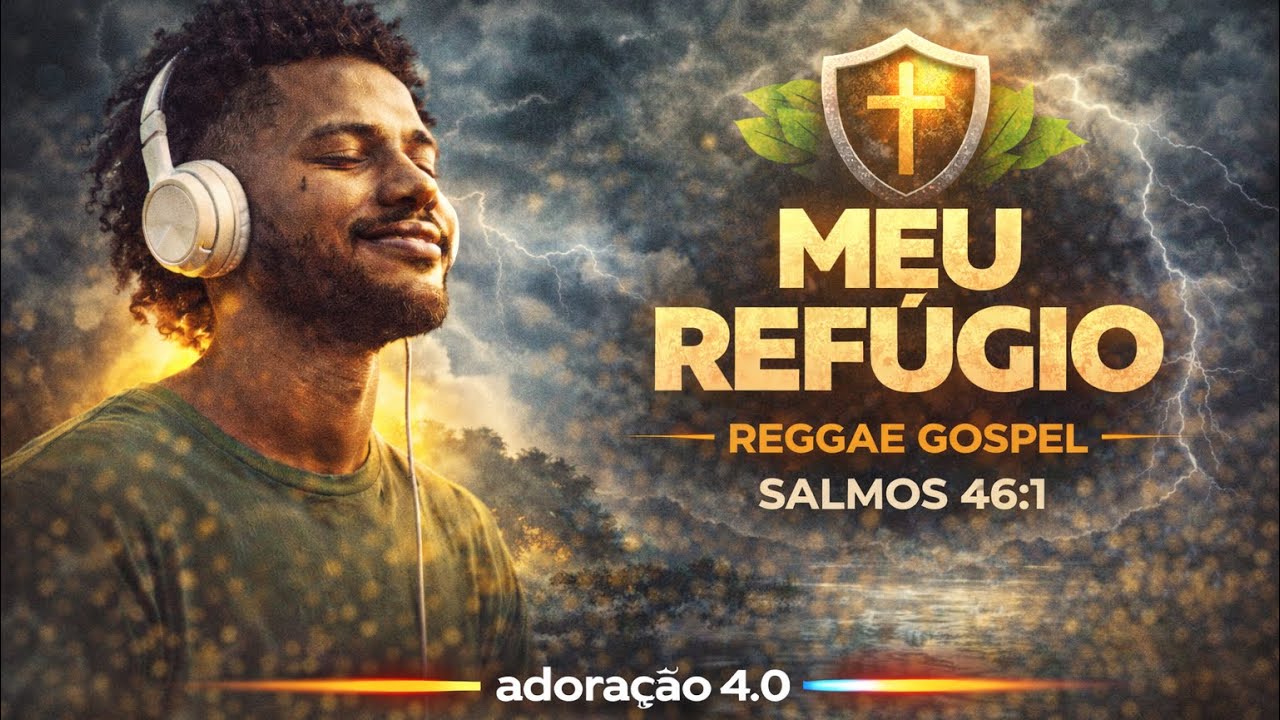 Meu Refúgio 🛡️ | Reggae Gospel | Salmos 46:1 | Adoração 4.0