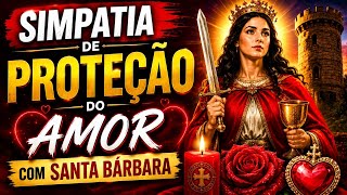 Adoçamento e proteção com Sta Bárbara!