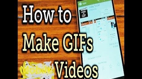 How to make Gif video with Android ||Gif video make with phone