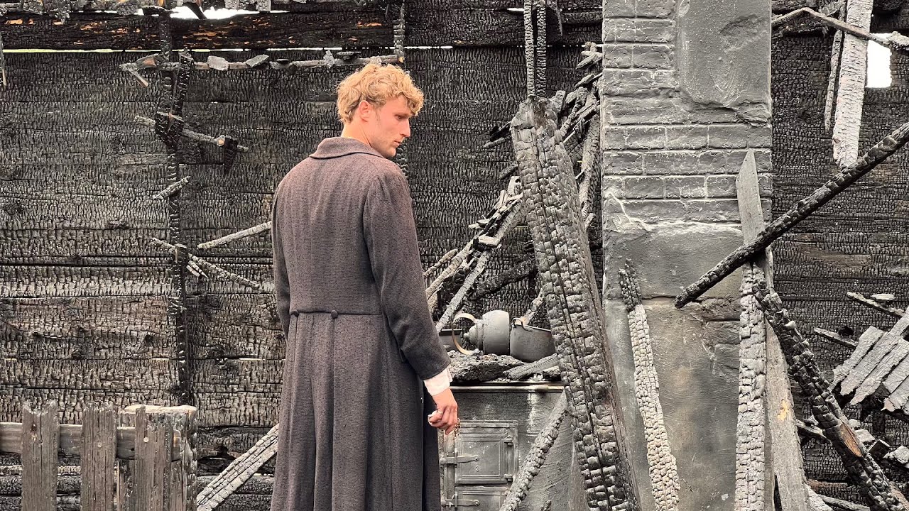 Film Dewajtis - z planu filmowego - pożar