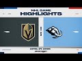 NHL Game 4 Highlights: Golden Knights vs. Mammoth 🏒