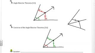 Geometry CO28 1/5/21...Angle Bisectors