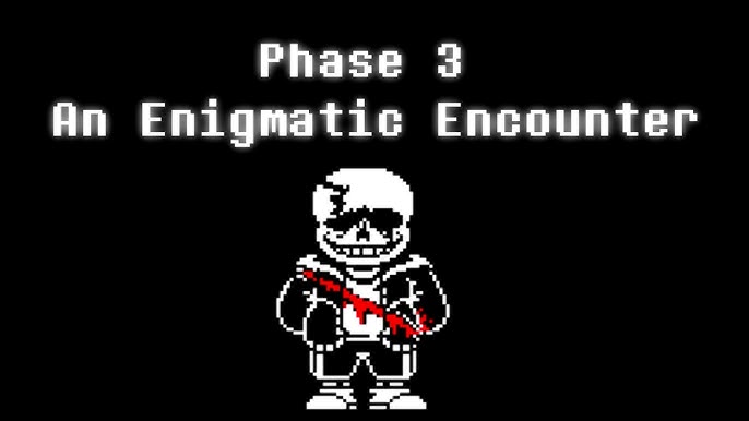 Undertale Hardmode Sans Fight Phase 3. by MatTheSleepyBoi on