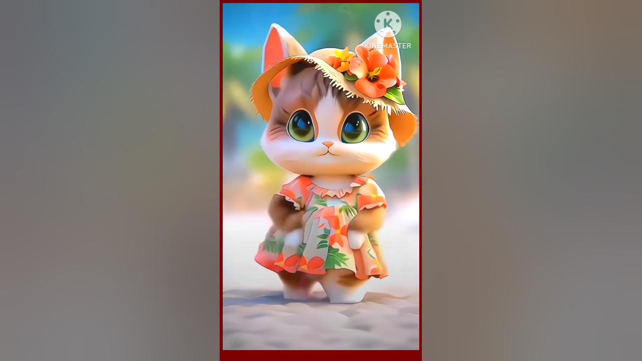 Cute cat cartoon funny dance shoers , viralshort YouTube