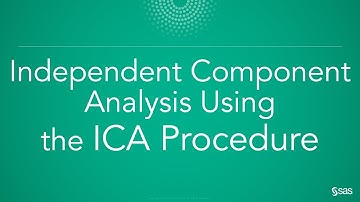 Independent Component Analysis Using the ICA Procedure