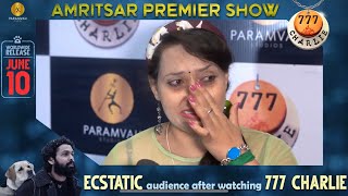 777 Charlie - Amritsar Premiere Audience Reactions | Rakshit Shetty | Kiranraj K | Paramvah Studios