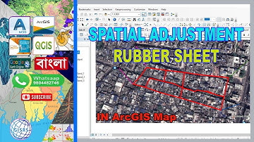 Spatial Adjustment in ArcGIS || Spatial Adjustment Features || rubber sheet spatial adjustment